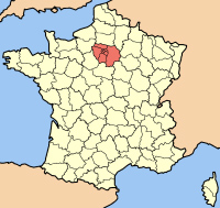 map of ile-de france-paris